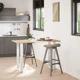 Bar Table Legs U-Shaped 2 pcs White 50x cm Steel 4013221