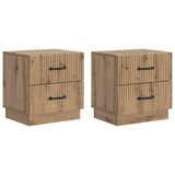 Bedside Cabinet 2 pcs Artisan Oak 43 x 34.5 x 44.5 cm 895234