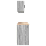 Garage Cabinets 6 pcs Grey Sonoma Engineered Wood 3328346
