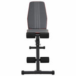 Weight Bench Manual Black 131 x 41 x 110 cm Steel 42007903