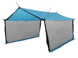Camping Tarp with Mesh Walls Blue 340 x 260 x 220 cm 42028564
