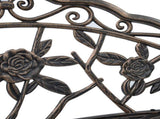 Bistro Bench Bronze Cast Aluminium, Cast Iron Medium Sturdy 47859
