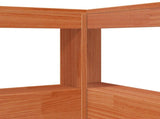 Bookcase Bed with Headboard with Storage Solid Pine Wood 3423795