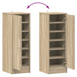 Shoe Cabinet Sonoma Oak 32x35x92 cm Engineered Wood 808975