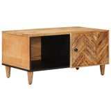 Coffee Table Brown 80 x 50 x 40 cm Solid Mango Wood 4018920