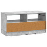 LED TV Cabinet Concrete Grey Engineered Wood 897438