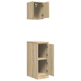 Garage Cabinets 2 pcs Sonoma Oak Engineered Wood 3328289