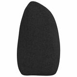 Back Pillow Black 180 x 24 x 50 cm Fabric 42014559