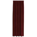 Blackout Curtains 2 pcs Wine Red 140 x 260 cm Velvet 4107307