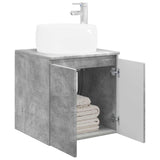 Wall-Mounted Sink Vanity Concrete Grey 49.5 x 44.5 x 66 cm 890455