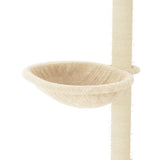Cat Tree with Sisal Scratching Posts Cream 95 cm 172073