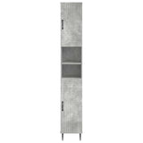 Bathroom Cabinet with Open Shelf HAARLEM Concrete Grey 896818