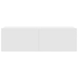 4 Piece TV Cabinet Set White Engineered Wood 3114630