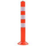 Traffic Control Bollards 5 pcs Plastic 75 cm 142829