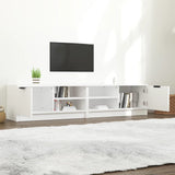 ZNTS TV Cabinets 2 pcs White 80x35x36.5 cm Engineered Wood 811467