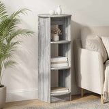 Side Cabinet Grey Sonoma 40 x 40 x 100 cm Engineered Wood 899849