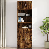 Wall Cabinet Smoked Oak 70x42.5x40 cm Engineered Wood 846121