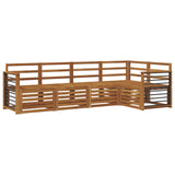 Sofa Sets 5 pcs Natural Solid Acacia Wood 3374819