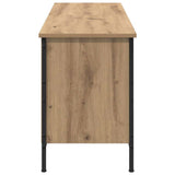 Shoe Cabinet with Shelf Artisan Oak 131 x 35 x 50 cm 881311