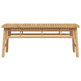 Bench Brown 110 x 38 x 45 cm Bamboo 4106585