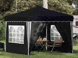 Pop-up Party Tent 195 x 195 x 245 cm Anthracite Oxford Fabric 42019737