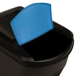 Stackable Dustbins 4 pcs Anthracite 100 L 316185
