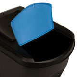 Stackable Dustbins 4 pcs Anthracite 100 L 316185