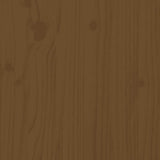Garden Planter with Folding Tabletop Honey Brown Solid Wood Pine 825124