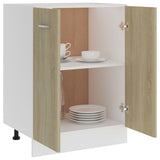 Bottom Cabinet Lyon Sonoma Oak 60x46x81.5 cm Engineered Wood 801191