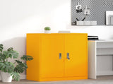 Storage Cabinet Mustard Yellow 80 x 40 x 90 cm Steel 891685