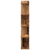 Wall Cube Shelf 12 Compartments Old Wood Engineered Wood 860020