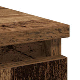 Sideboard with Drawer Old Wood 71x35x65 cm Engineered Wood 861578