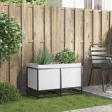 Garden Planter White 80x40x50 cm Solid Wood Pine 847029