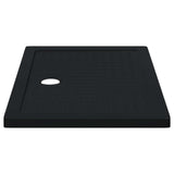 Shower Base Tray with Dots 100 x 70 x 4 cm ABS Black 42033514