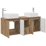 Bathroom Cabinet Set 3 pcs Artisan Oak 53 x 35 x 63 cm 3405666