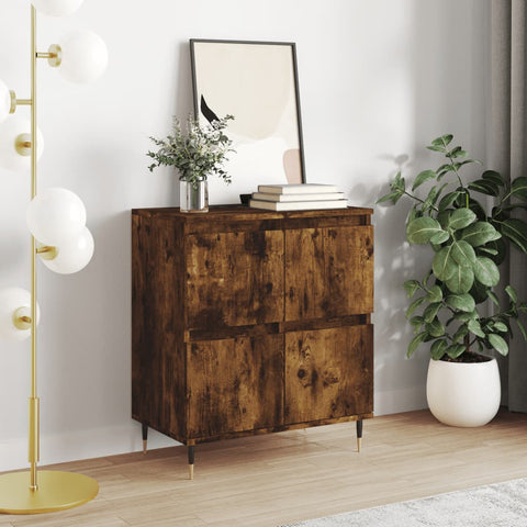 ZNTS Sideboard Smoked Oak 60x35x70 cm Engineered Wood 831209