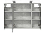 Bathroom Mirror Cabinet Concrete Grey 63.5 x 16 x 62.5 cm 889162