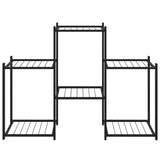 Flower Stand 83x25x60 cm Black Iron 343125