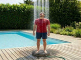 Garden Floor Shower WPC and Stainless Steel 201 Anthracite 42031217