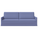 3 Seater Sofa Jeans Blue 220 x 81 x 82 cm Fabric 42041151