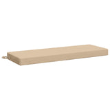2-Piece Bench Cushions SOEST 2 pcs 100% Polyester Cream 949741