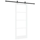 Sliding Door ORKDAL White and Black 83 x 211 cm 3332196