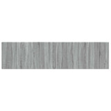 Wall-Mounted Headboard BREDA Grey Sonoma Engineered Wood 897591