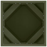 Planter Olive Green 40 x 40 x 40 cm Steel 883828