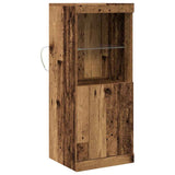 LED Sideboard Old Wood 41 x 37 x 100 cm Engineered Wood 863039