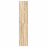 Shoe Cabinet with Door Brown 80 x 35.5 x 180 cm Engineered wood 3333838