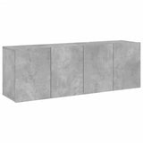 TV Cabinets Wall-mounted 2 pcs Concrete Grey 60x30x41 cm 836945