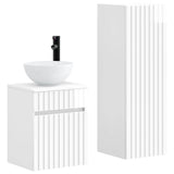 Bathroom Furniture Set 2 pcs High Gloss White 3406137