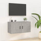 Wall Mounted TV Cabinet Concrete Grey 80x34.5x40 cm 816628