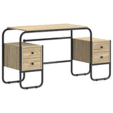 Desk with Storage Sonoma Oak 145 x 50 x 75 cm 8008009